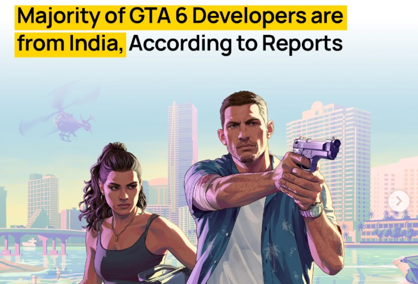 Rockstar GTA 6: Indian Developers Dominating the Development | Indian Team Leading GTA 6's Creation