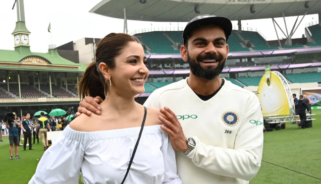 Virat Kohli at a cricket match