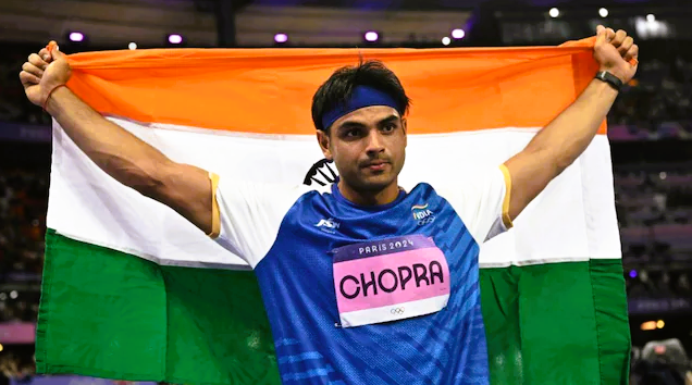 Neeraj Chopra throws javelin at Ostrava Golden Spike 2025 with 85.29m mark