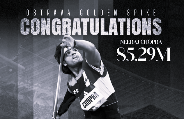 Neeraj Chopra Wins Gold at Ostrava Golden Spike 2025 with 85.29m Javelin Throw