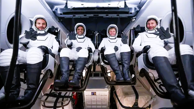 Shubhanshu Shukla in astronaut suit before Axiom Mission 4 launch