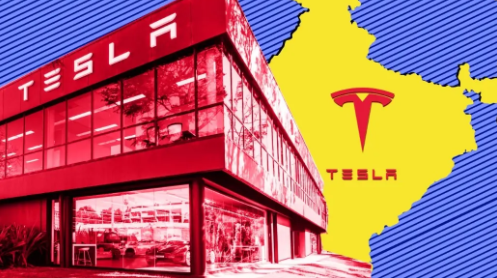 EV charging station in Mumbai – Part of Tesla India’s upcoming infrastructure.