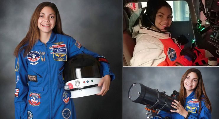 Alyssa Carson at NASA or Space Camp